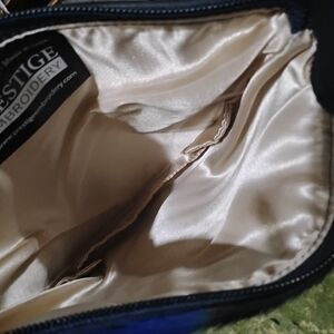 Blue Satin Lined Bag